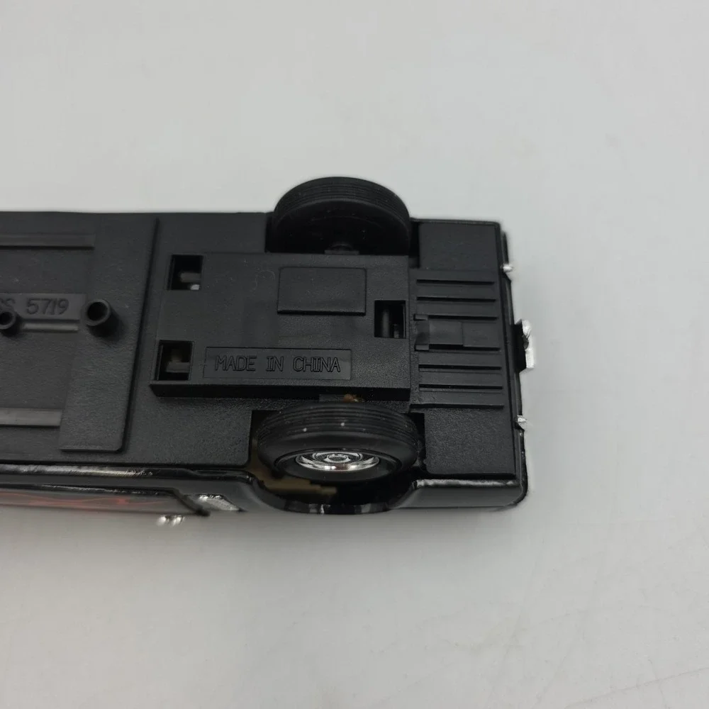 Superior 1965‎ Ford Mustang SS5719 Black With Flames Die Cast Pull Back 6